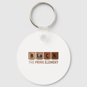 Porte-clés Black L'élément primordial Mois de l'histoire des 