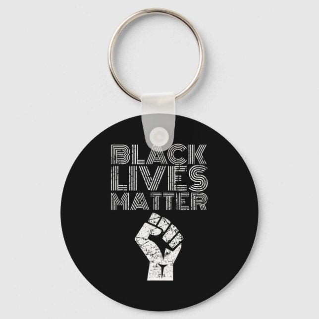 Porte-clés Black Lives Blm Human Rights Black History Month  (Recto)