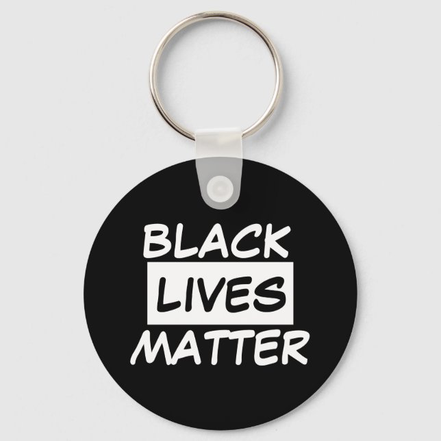 Porte-clés - BLACK LIVES MATTER (Recto)