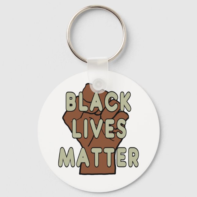 Porte-clés Black Lives Matter BLM (Recto)