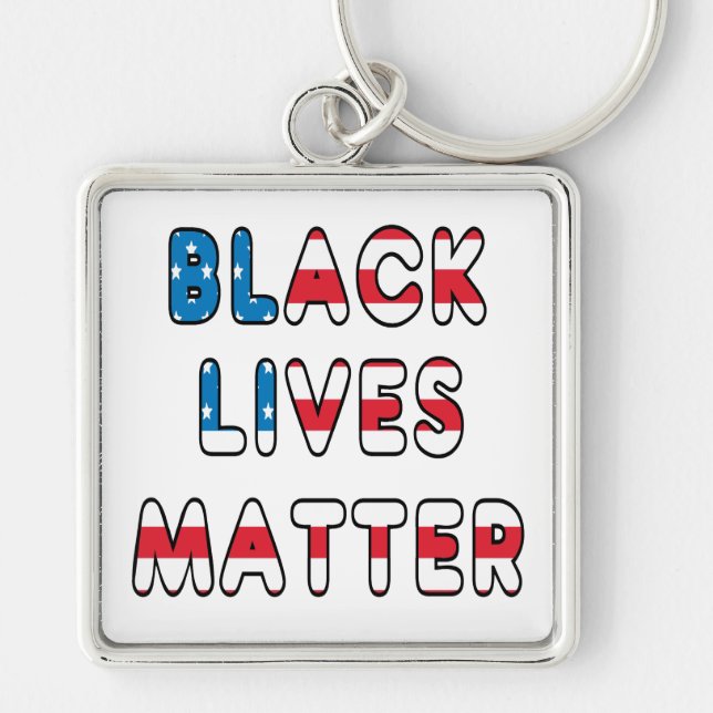 Porte-clés Black Lives Matter BLM (Devant)