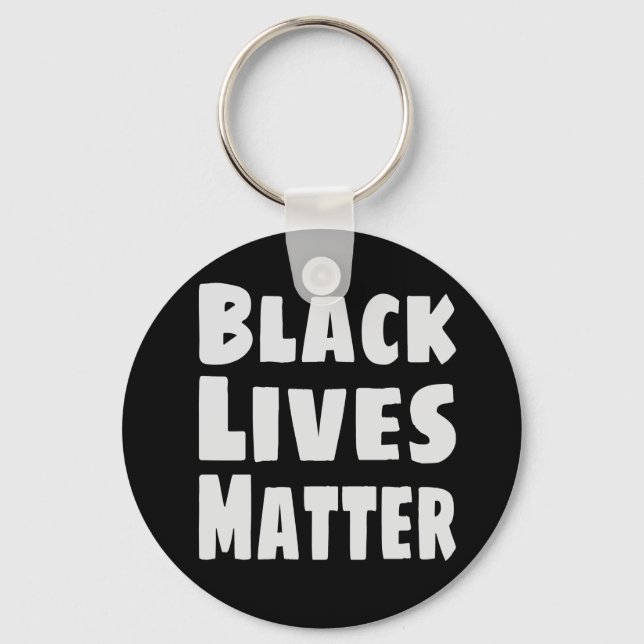 Porte-clés Black Lives Matter BLM (Recto)