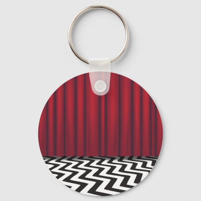 Porte-clés Black Lodge Red Room (Recto)