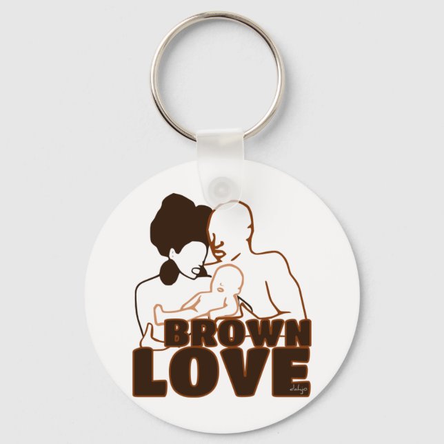 Porte-clés Black Love Brown Love (Recto)