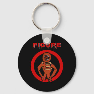 Porte-clés Black Monster Horror Portes de jeu Halloween Custo