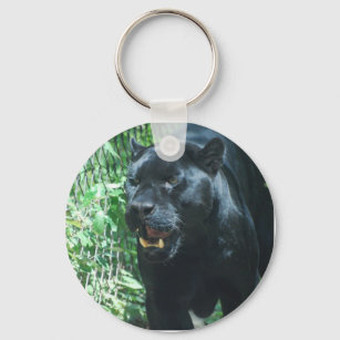 Porte-clés Black Panther Cat  Keychain