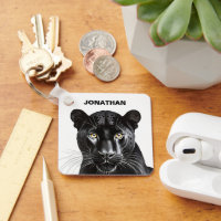 Black Panther Wild Animal Nom personnalisé