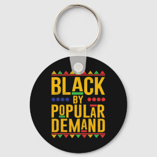 Porte-clés Black Popular Demand Melanin afro-américaine Blac