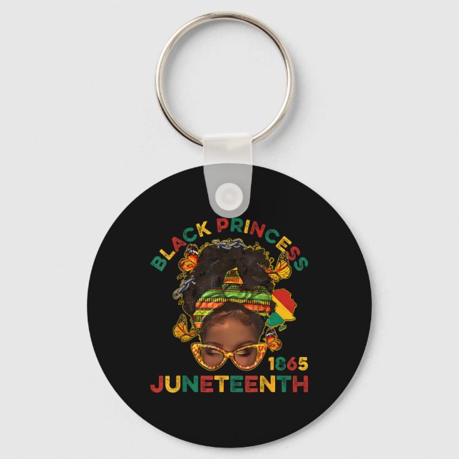 Porte-clés Black Princes Juneteenth 1865 History Month Melani (Recto)