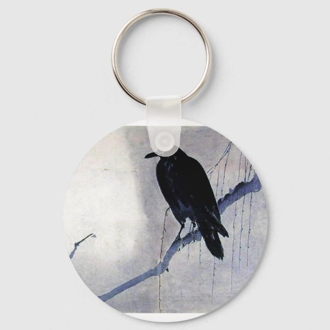 Porte-clés Black Raven Bird (Recto)