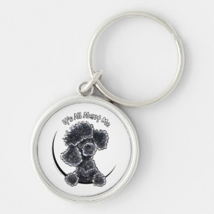 Porte-clés Black Toy Poodle IAAM