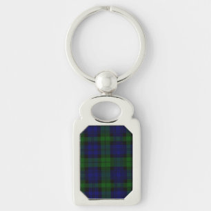 Porte-clés Black Watch Tartan bleu vert Plaid