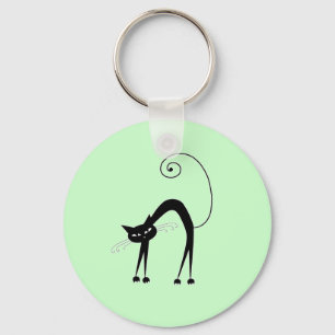 Porte-clés Black Whimsy Kitty 9