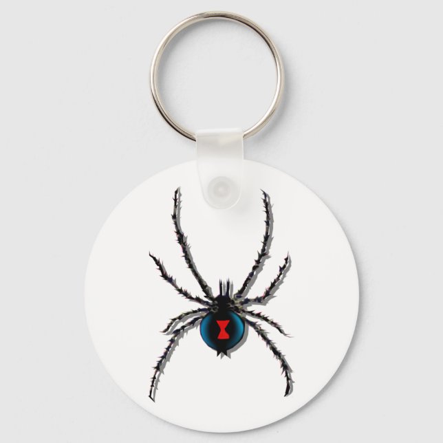 Porte-clés Black Widow Spider Keychain (Recto)
