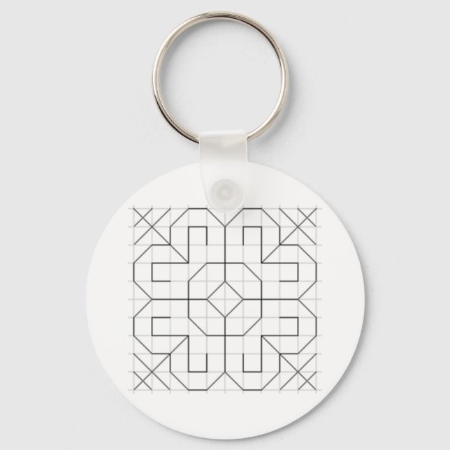 Porte-clés Blackwork keychain (Recto)