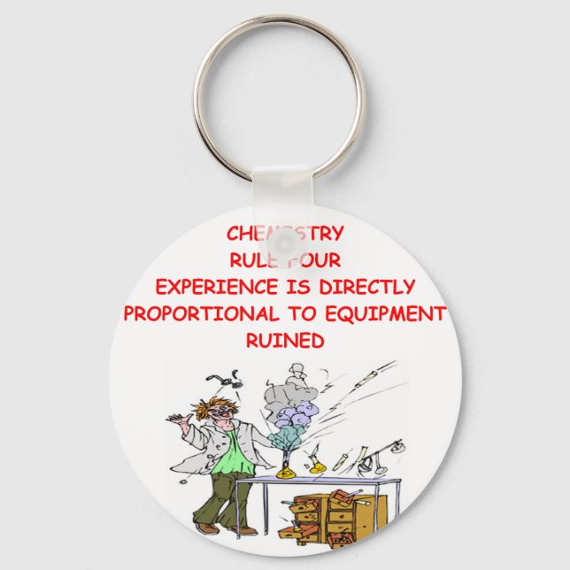 Porte-clés blague de chimie (Recto)