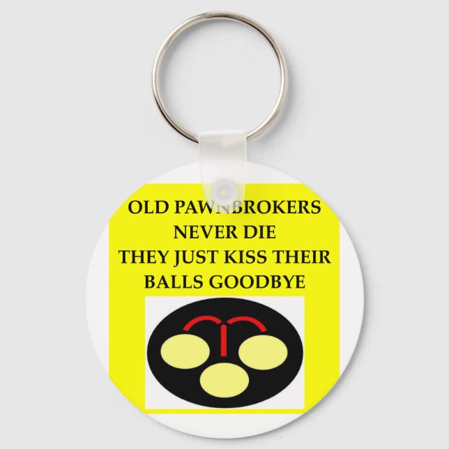 Porte-clés blague PAWNbroker (Recto)
