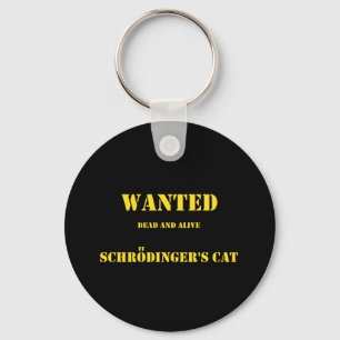 Porte-clés Blague Quantique Drôle : Le Chat de Schrödinger en