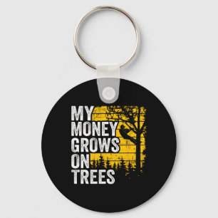 Porte-clés Blagues d'arboriculteur Hommes grimpeur d'arbres M