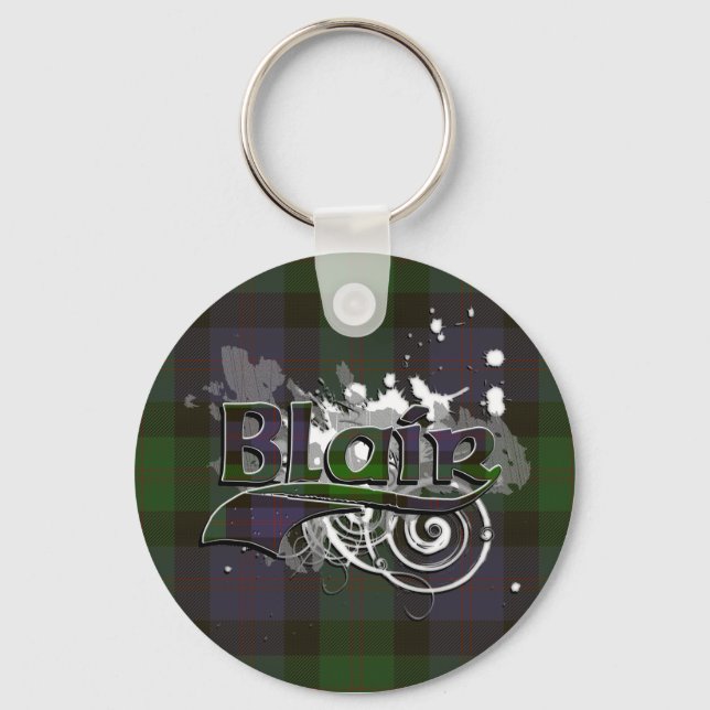 Porte-clés Blair Tartan Grunge (Recto)