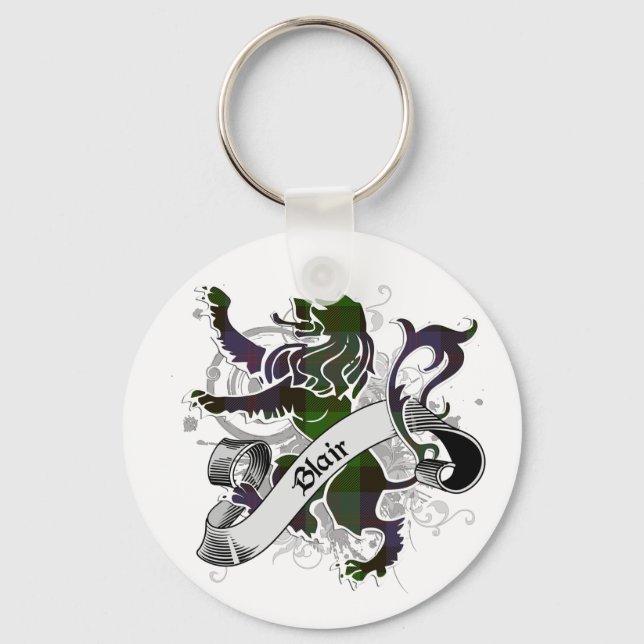 Porte-clés Blair Tartan Lion (Recto)