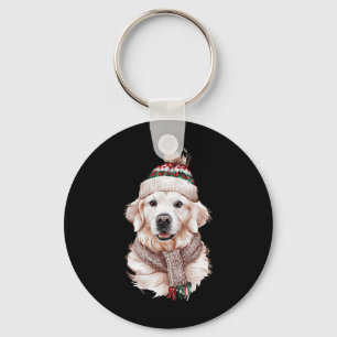 Porte-clés Blanc Anglais Crème Golden Retriever Maman Chien C