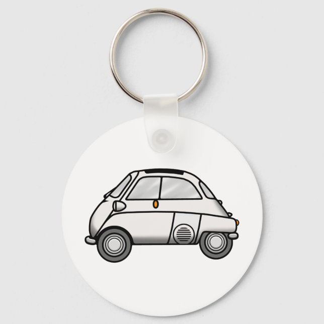 Porte-clés blanc isetta (Recto)
