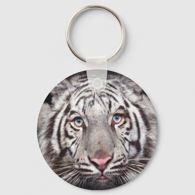 Porte-clés blanc_tiger_porte - clé (Recto)