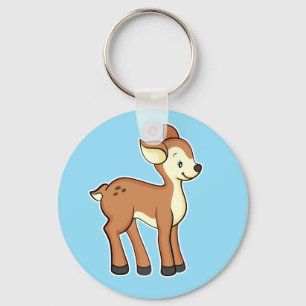 Porte-clés Bleu de porte - clé de cerfs communs