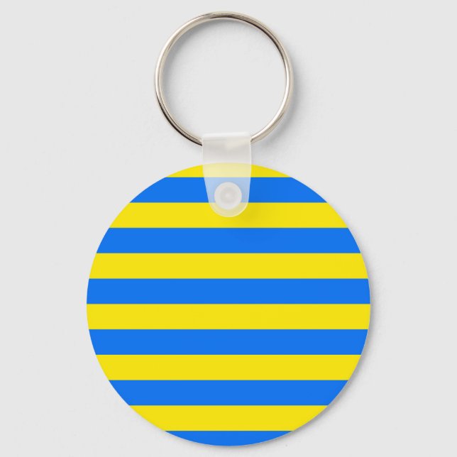 Porte-clés Bleu et jaune (Recto)