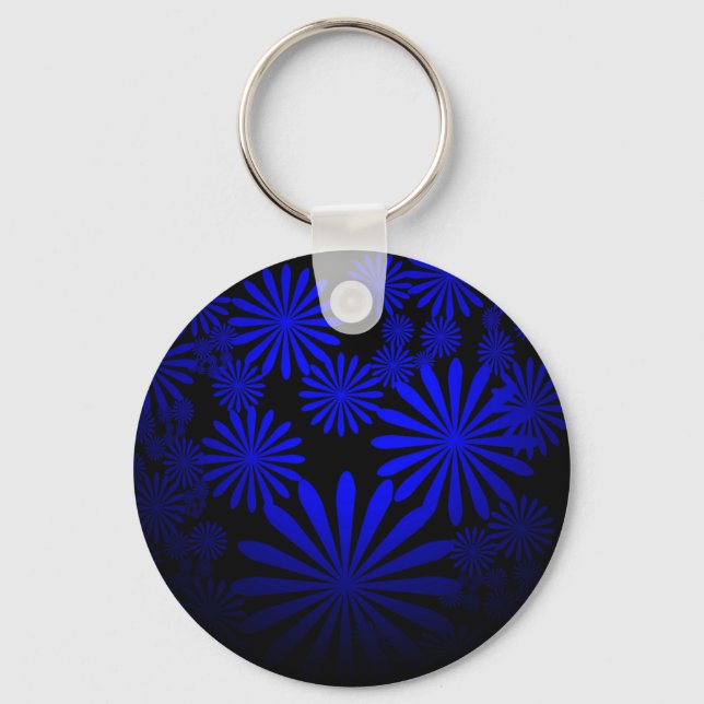Porte-clés Bleu majestueux (Recto)