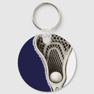 Porte-clés bleu marine de crosse