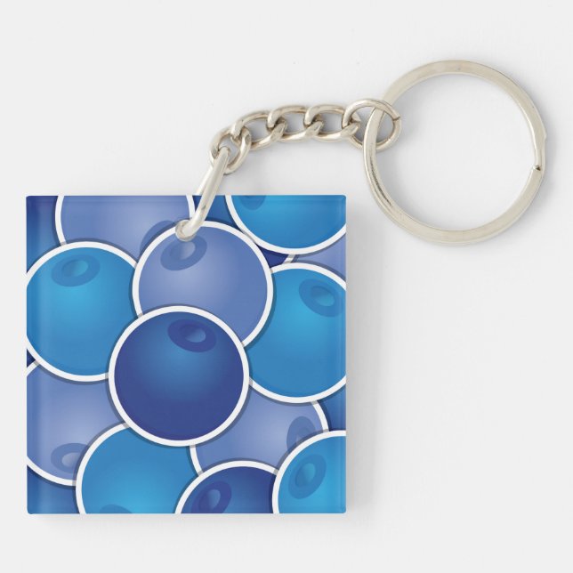 Porte-clés Bleuet funky (Dos)