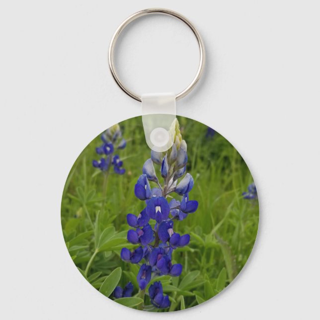 Porte-clés Bleuets du Texas (Recto)