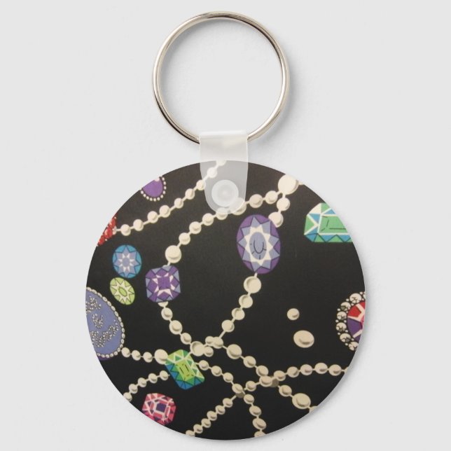 Porte-clés Bling and Pearls (Recto)