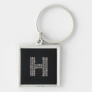 Porte-clés bling - H