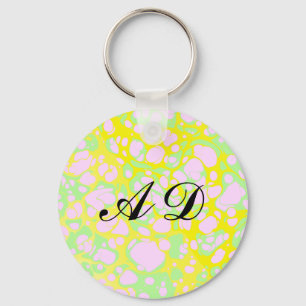 Porte-clés Blobs roses