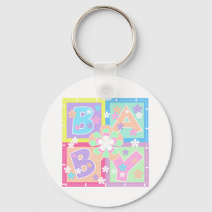 Porte-clés Blocs Pastel Bébé