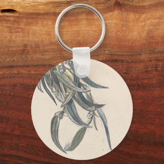 Porte-clés Bloeiende tak van een eucalyptus (Recto)