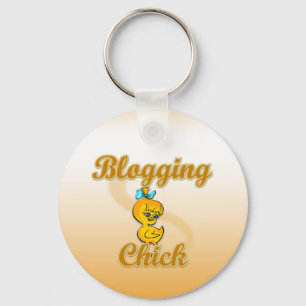 Porte-clés Blogging Chick