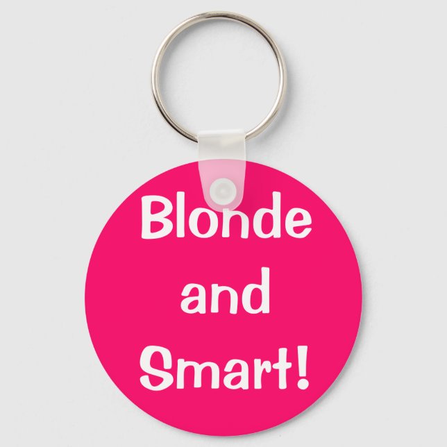 Porte-clés Blonde et Smart ! (Recto)