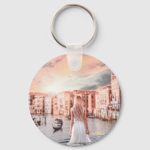 Porte-clés Blondie Dans Venise Romantique