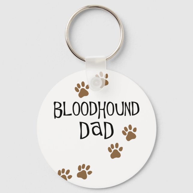 Porte-clés Bloodhound Papa (Recto)