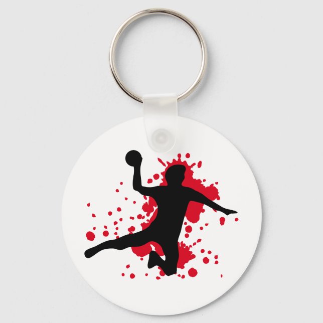 Porte-clés bloody handball dodgeball (Recto)