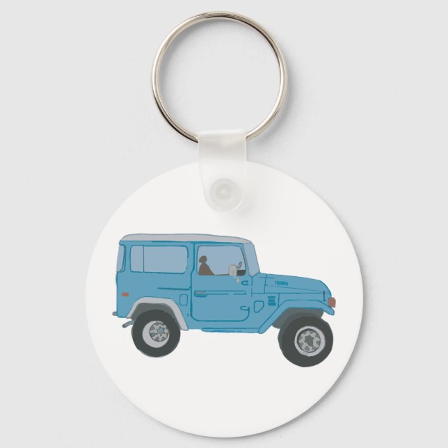 Porte-clés Blue Land Cruiser Keychain (Verso)