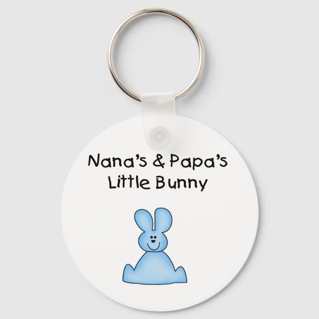 Porte-clés Blue Nana's et Papa's Little Bunny (Recto)