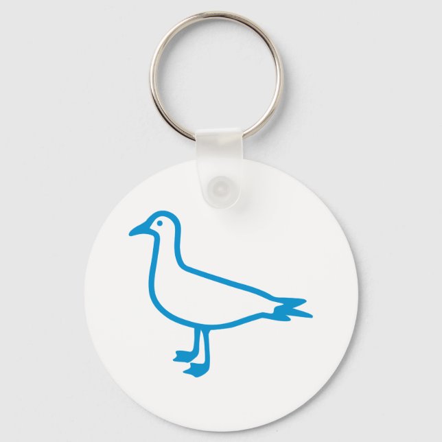 Porte-clés Blue Seagull (Recto)