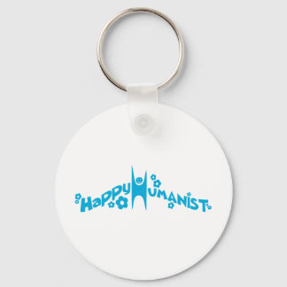 Porte-clés Blue Super Happy Humaniste