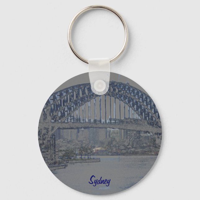 Porte-clés Blue Sydney Harbour Bridge (Recto)