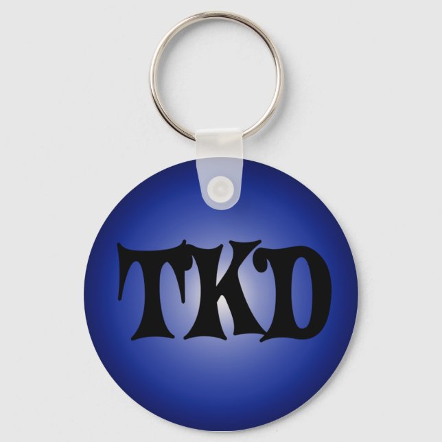 Porte-clés Blue TKD Keychain (Recto)